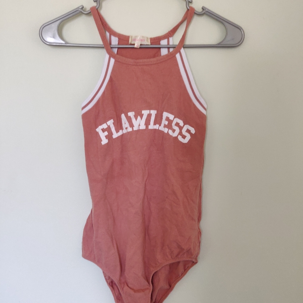 Salmon colored bodysuit l!